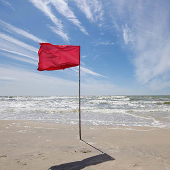 Rote Flagge